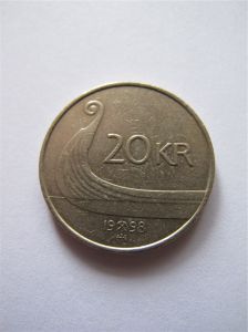 Норвегия 20 крон 1998