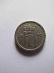 Монета Норвегия 25 эре 1957