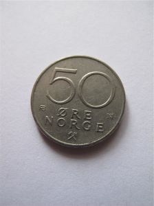 Норвегия 50 эре 1975