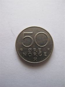 Норвегия 50 эре 1978