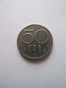 Норвегия 50 эре 1981