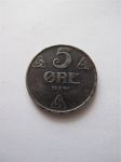 Монета Норвегия 5 эре 1944