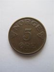 Монета Норвегия 5 эре 1953