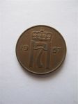 Монета Норвегия 5 эре 1957