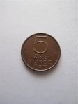 Монета Норвегия 5 эре 1973