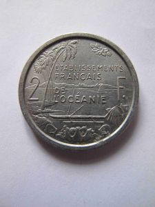 Французская Океания 2 франка 1949
