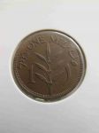 Монета Палестина 1 мил 1942