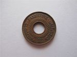 Монета Палестина 5 мил 1944 бронза