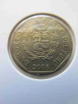 Монета Перу 10 сентимо 2008