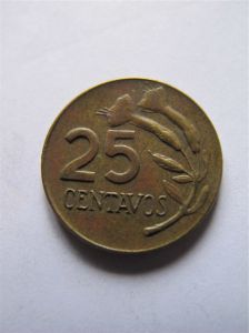 Перу 25 сентимо 1973