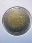 Монета Перу 5 сол 2009