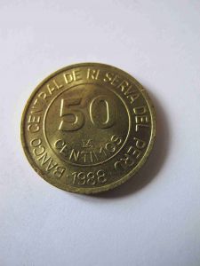 Перу 50 сентимо 1988