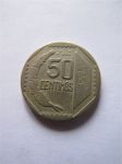 Монета Перу 50 сентимо 1991