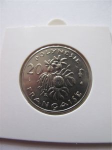 Французская Полинезия 20 франков 1999