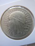 Монета Польша 10 злотых 1932 серебро