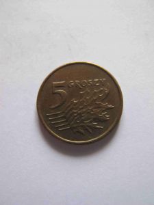 Польша 5 грошей 1998