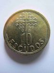 Монета Португалия 10 эскудо 1999