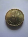 Монета Португалия 10 эскудо 1999 года