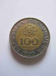 Монета Португалия 100 эскудо 1990