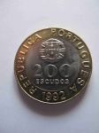 Монета Португалия 200 эскудо 1992