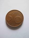 Монета Португалия 5 евроцентов 2002