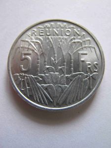 Реюньон 5 франков 1955