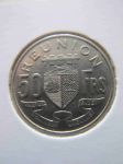 Монета Французский Реюньон 50 франков 1962