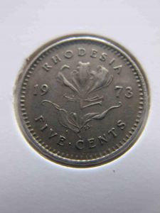 Родезия 5 центов 1973