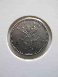 Родезия 5 центов 1964