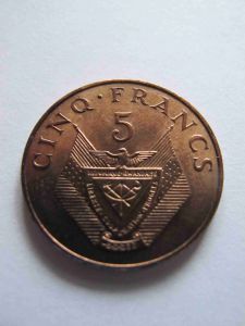 Руанда 5 франков 1987