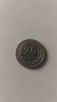 Монета Сальвадор 25 сентаво 1970