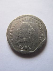 Сальвадор 25 сентаво 1992
