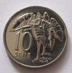 Монета Самоа 10 сен 2002