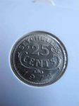 Монета Британские Сейшельские острова 25 центов 1972