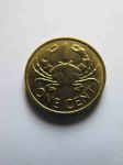 Монета Сейшелы 1 цент 1982