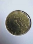 Монета Сейшелы 10 центов 1981 ФАО