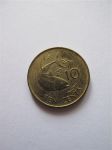 Монета Сейшелы 10 центов 1982