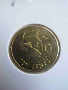 Сейшелы 10 центов 1997
