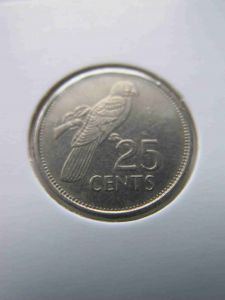 Сейшелы 25 центов 1992