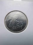Монета Сейшелы 25 центов 1997