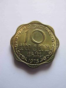 Шри-Ланка 10 центов 1975