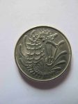 Монета Сингапур 10 центов 1971