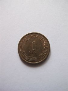 Сингапур 1 цент 1974