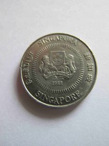 Сингапур 50 центов 1988