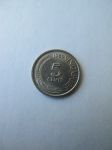 Монета Сингапур 5 центов 1980
