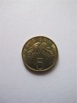 Монета Сингапур 5 центов 1997