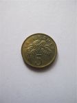 Монета Сингапур 5 центов 2004