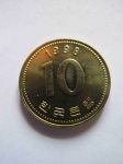 Монета Южная Корея 10 вон 1998
