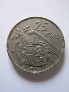 Испания 25 песет 1957 (61)