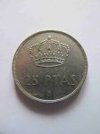 Монета Испания 25 песет 1984